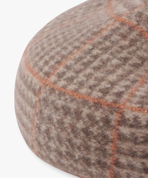 ANNA SUI（アナスイ）の「ジャガードバスクベレー（ハンチング/ベレー帽・レディース・ベージュ/ブラウン/ブラック/グレー・FREE）」の16枚目の写真