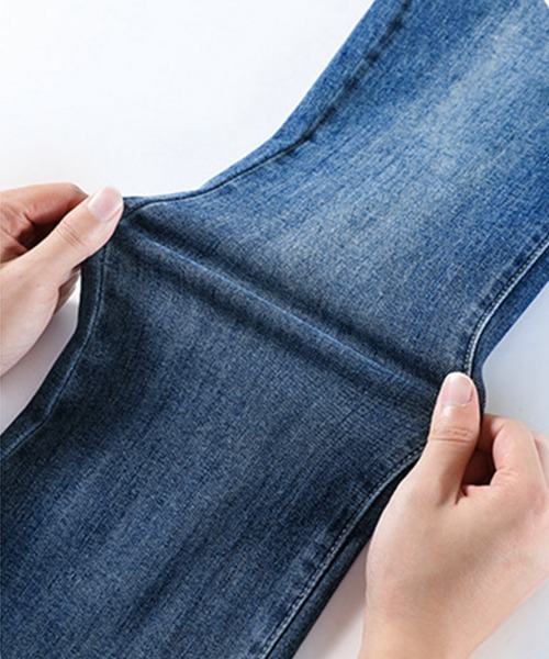 セール】【裏起毛あり】レディース 美シルエットフレアハイウエスト