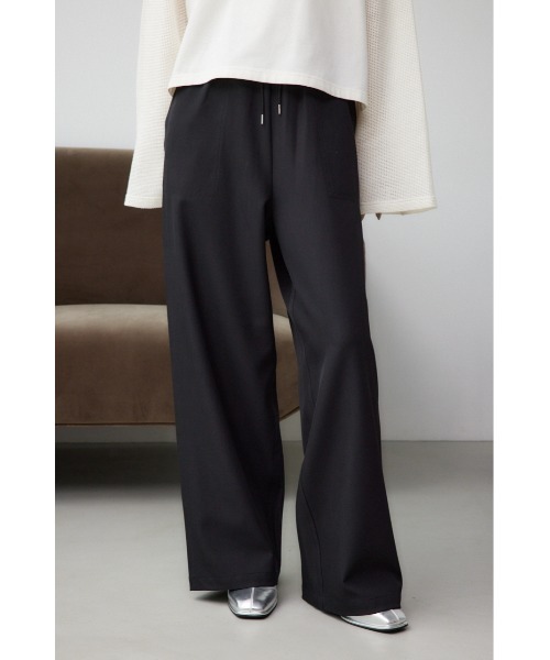 AZUL by moussy(アズールバイマウジー)の「パッチポケットイージーパンツ(スラックス・レディース・杢グレー/ブラック系その他/ブラック/グレー系その他・MEDIUM/SMALL)」の5枚目の写真