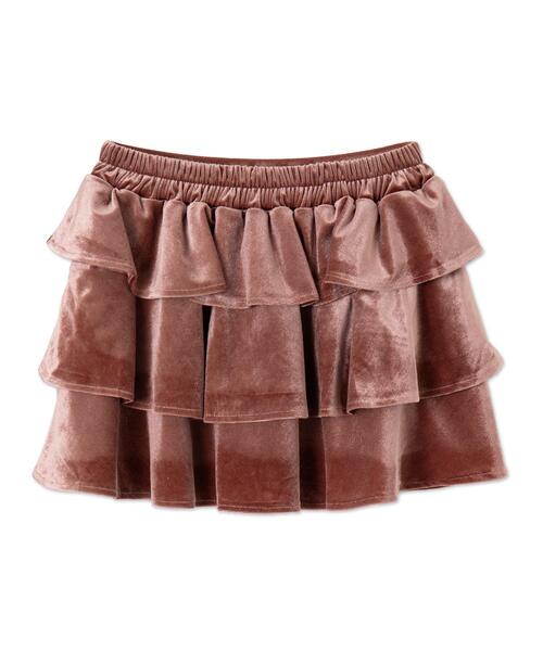 dispark（ディスパーク）の「DISPARK/ハイウエストベロアフリルスカート（スカート・レディース・ピンク/ブラック・FREE）」の21枚目の写真