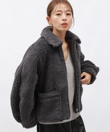 LAKOLE | ラメボアエリツキブルゾン / 135672(ブルゾン)