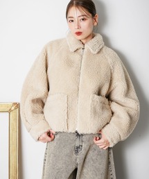 LAKOLE | ラメボアエリツキブルゾン / 135672(ブルゾン)