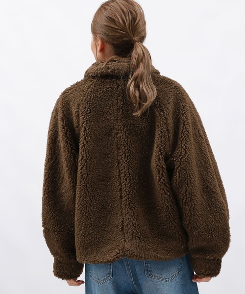 LAKOLE（ラコレ）の「ラメボアエリツキブルゾン / 135672（ブルゾン