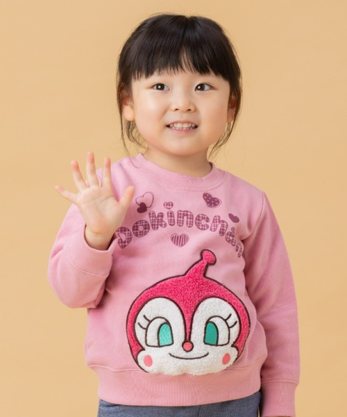ドキンちゃんコキンちゃんBIGアップリケポケットトレーナー