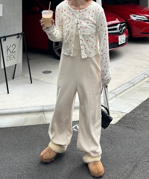 Alley Tokyo（アリートーキョー）の「いろんなボタンのいちごor花カーデ（カーディガン/ボレロ・レディース・オフホワイト/ホワイト系その他・FREE）」の3枚目の写真