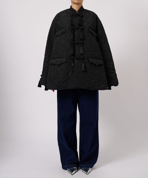VIVIANO/ヴィヴィアーノ】Quilted Mao Jacket/キルティングジャケット