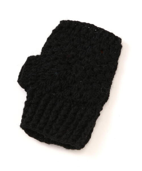 niche.（ニッチ）の「MacMahon Knitting Mills/マクマホンニッティングミルズ　Hand Warmer-４Flower Crochet ハンドウォーマー（手袋・メンズ・ベージュ/ブラウン・F）」の7枚目の写真
