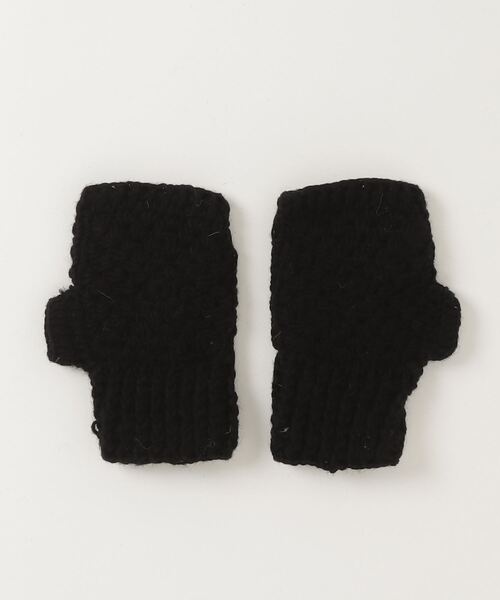 niche.（ニッチ）の「MacMahon Knitting Mills/マクマホンニッティングミルズ　Hand Warmer-４Flower Crochet ハンドウォーマー（手袋・メンズ・ベージュ/ブラウン・F）」の9枚目の写真