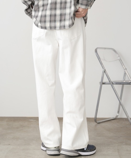 ROOPTOKYO(ループトウキョウ)の「ハイウエスト ストレートワイドデニムパンツ(デニムパンツ・メンズ・ブラック/ホワイト・M/L)」の18枚目の写真