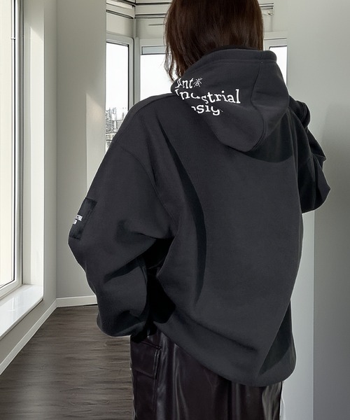 セール】映えフードレトロ プル パーカーANT Industrial Design 韓国