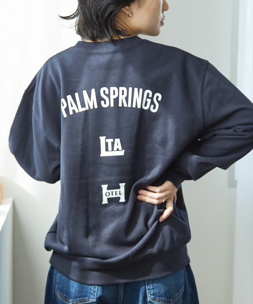 Rouge vif（ルージュヴィフ）の「【LE TRIO ABAHOUSE】LTA HOTEL スウェット/ユニセックス（スウェット・レディース・ネイビー/グレー・フリー）」の2枚目の写真
