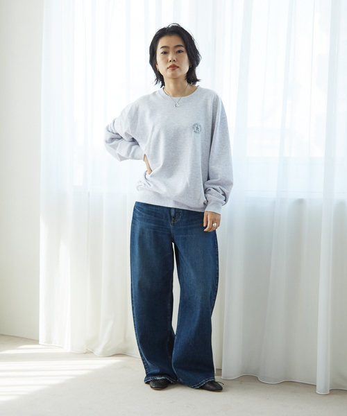 Rouge vif（ルージュヴィフ）の「【LE TRIO ABAHOUSE】LTA HOTEL スウェット/ユニセックス（スウェット・レディース・ネイビー/グレー・フリー）」の14枚目の写真