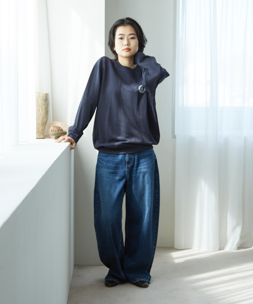 Rouge vif（ルージュヴィフ）の「【LE TRIO ABAHOUSE】LTA HOTEL スウェット/ユニセックス（スウェット・レディース・ネイビー/グレー・フリー）」の16枚目の写真