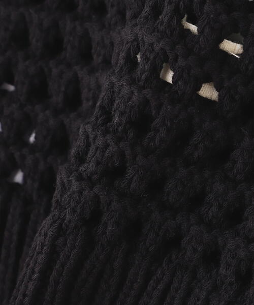 VOLTAGE CONTROL FILTER（ヴォルテージコントロールフィルター）の「VOLTAGE CONTROL FILTER/ヴォルテージコントロールフィルター/MESH KNIT BRATOP（タンクトップ・レディース・ブラック・F）」の8枚目の写真