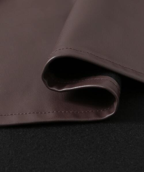 URBAN RESEARCH DOORS（アーバンリサーチドアーズ）の「切替えフレアスカート（スカート・レディース・ブラウン/ブラック・MEDIUM）」の4枚目の写真