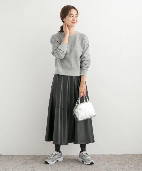 URBAN RESEARCH DOORS（アーバンリサーチドアーズ）の「切替えフレアスカート（スカート・レディース・ブラウン/ブラック・MEDIUM）」の14枚目の写真