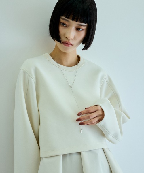 ADAM ET ROPE'（アダムエロペ）の「LES BIJOUX スライドボールチェーンネックレス（ネックレス・レディース・ゴールド/シルバー・FREE）」の3枚目の写真