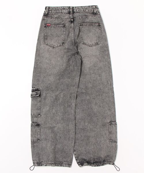 Java（ジャバ）の「《Javaジャバコラボ》洗練されたこなれ感。ヴィンテージ加工裾ドロストワイドデニム（デニムパンツ・メンズ・ブラック/その他1・LARGE/MEDIUM）」の3枚目の写真