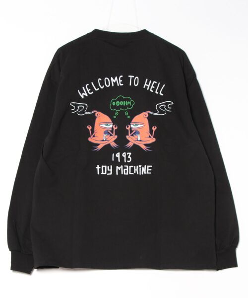 TOY MACHINE(トイ マシーン)の「【ムラサキスポーツ限定】TOY MACHINE/トイマシーン ロンT/長袖Tシャツ ビックシルエット バックプリント MTMPFLT2(Tシャツ/カットソー・メンズ・ブラック/ホワイト・XL/L/M)」の17枚目の写真