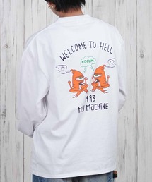 TOY　MACHINE（トイ　マシーン）の「【ムラサキスポーツ限定】TOY MACHINE/トイマシーン ロンT/長袖Tシャツ ビックシルエット バックプリント MTMPFLT2（Tシャツ/カットソー）」