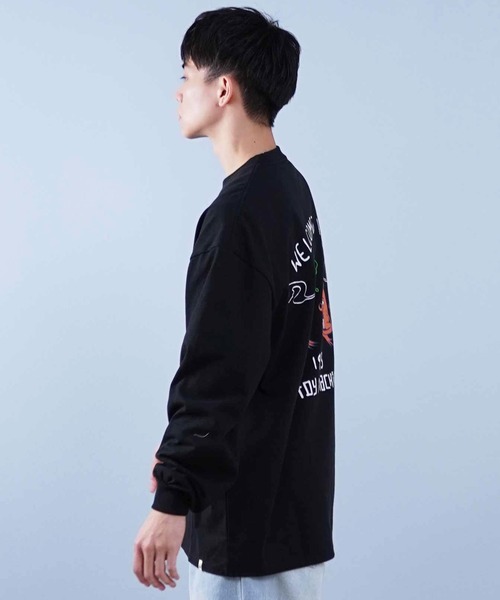 TOY MACHINE(トイ マシーン)の「【ムラサキスポーツ限定】TOY MACHINE/トイマシーン ロンT/長袖Tシャツ ビックシルエット バックプリント MTMPFLT2(Tシャツ/カットソー・メンズ・ブラック/ホワイト・XL/L/M)」の11枚目の写真