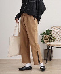 EMAGO 裾切替えテーパードパンツ