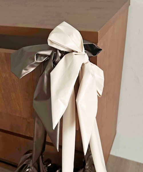 apres jour clair(アプレジュールクレア)の「【apres jour clair】シャーリングショルダバッグ【ZOZOTOWN限定アイテム】(ショルダーバッグ・レディース・ブラウン系その他/アイボリー・フリ-)」の13枚目の写真