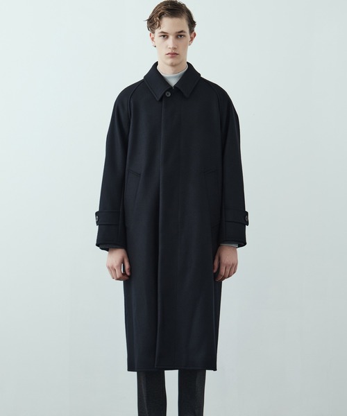 超撥水SUPER140S ステンカラーコート｜2WAY仕様 / 保温 / 撥水