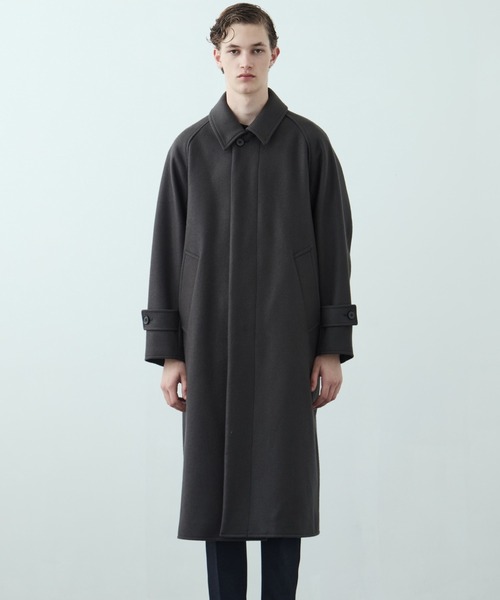 超撥水SUPER140S ステンカラーコート｜2WAY仕様 / 保温 / 撥水