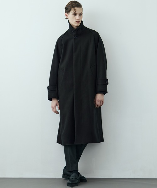 超撥水SUPER140S ステンカラーコート｜2WAY仕様 / 保温 / 撥水