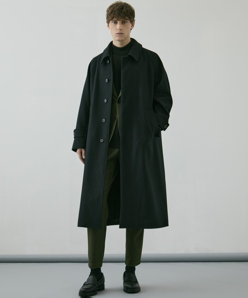 新作》超撥水SUPER140S ステンカラーコート｜2WAY仕様/スタンドカラー
