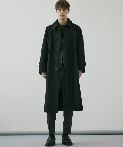 新作》超撥水SUPER140S ステンカラーコート｜2WAY仕様/スタンドカラー