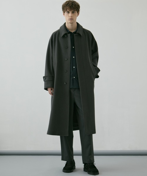新作》超撥水SUPER140S ステンカラーコート｜2WAY仕様/スタンドカラー