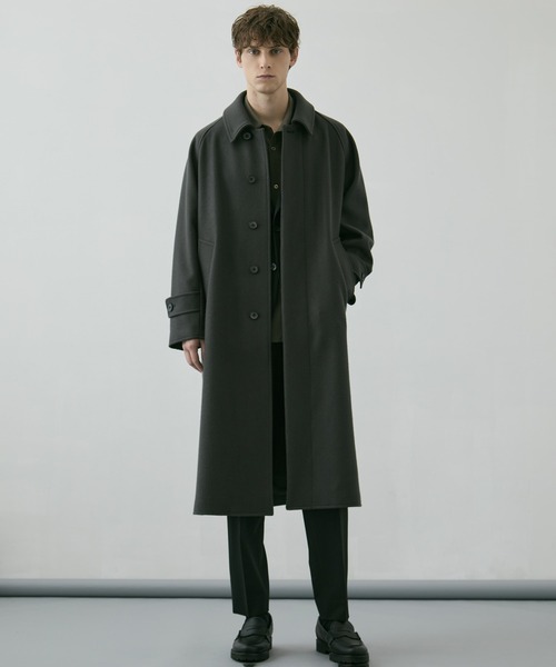新作》超撥水SUPER140S ステンカラーコート｜2WAY仕様/スタンドカラー