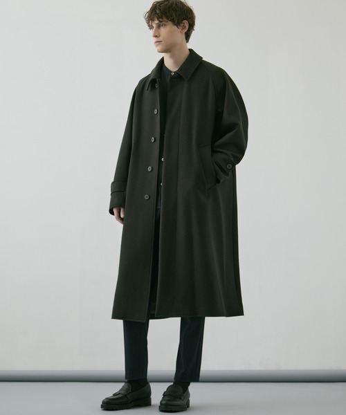 新作》超撥水SUPER140S ステンカラーコート｜2WAY仕様/スタンドカラー