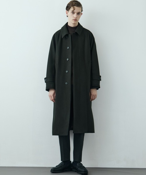 再入荷なし残りわずか》超撥水SUPER140S ステンカラーコート｜2WAY仕様