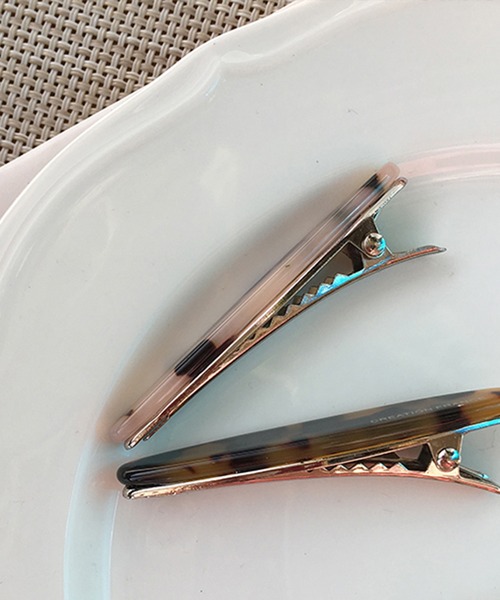 Dita Muaj.(ディータムアージュ)の「【2個セット】マーブルストーンヘアクリップ(バレッタ/ヘアクリップ・レディース・ピンクベージュ・FREE)」の7枚目の写真