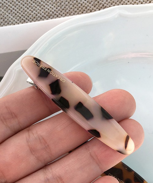 Dita Muaj.(ディータムアージュ)の「【2個セット】マーブルストーンヘアクリップ(バレッタ/ヘアクリップ・レディース・ピンクベージュ・FREE)」の8枚目の写真