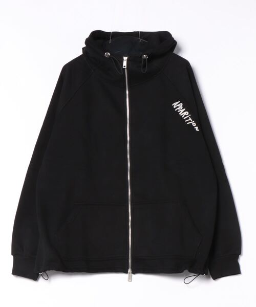 aimoha（アイモハ）の「オーバーサイズ裏起毛フルジップパーカー (AW)（パーカー・レディース・ブラック/パープル/ネイビー/チョコ/ライトベージュ/ダークベージュ・FREE）」の11枚目の写真
