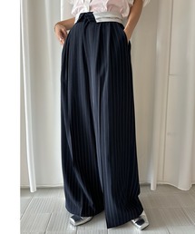 Ameri | TURN BACK WAIST WIDE PANTS(スラックス)