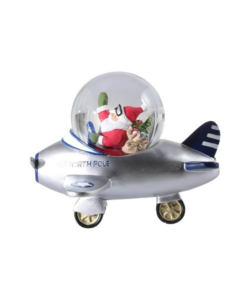 DULTON（ダルトン）の「AERO SANTA SILVER/サンタクロース クリスマススノードーム（インテリア雑貨・メンズ・シルバー・FREE）」の3枚目の写真