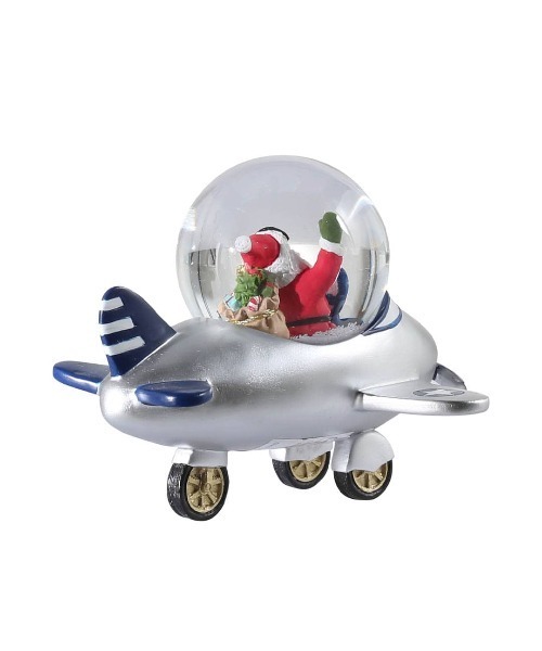 DULTON（ダルトン）の「AERO SANTA SILVER/サンタクロース クリスマススノードーム（インテリア雑貨・メンズ・シルバー・FREE）」の4枚目の写真