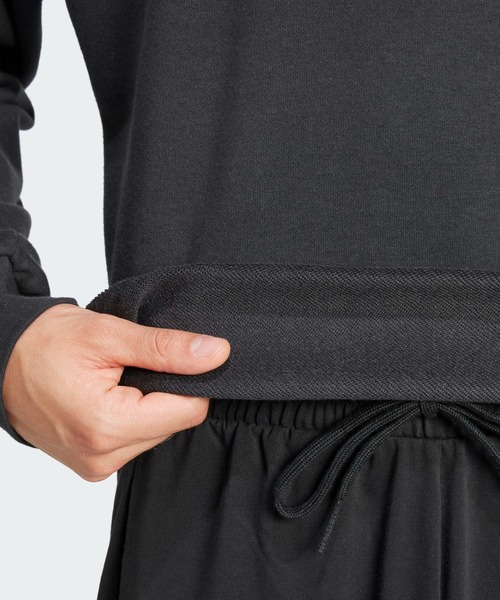 adidas(アディダス)の「エッセンシャルズ スリーストライプス フレンチテリースウェット / トレーナー / アディダス adidas(スウェット・メンズ・ブラック×ホワイト/レッド/グレー系その他/グレー・SMALL/MEDIUM/LARGE/3XL/XX-LARGE/X-SMALL/X-LARGE)」の21枚目の写真