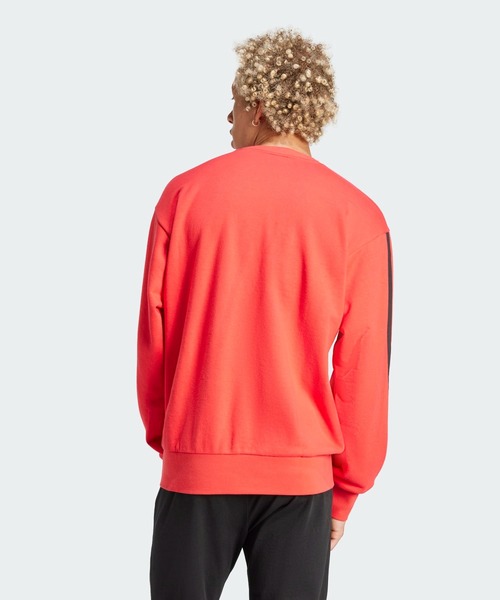 adidas(アディダス)の「エッセンシャルズ スリーストライプス フレンチテリースウェット / トレーナー / アディダス adidas(スウェット・メンズ・ブラック×ホワイト/レッド/グレー系その他/グレー・SMALL/MEDIUM/LARGE/3XL/XX-LARGE/X-SMALL/X-LARGE)」の11枚目の写真