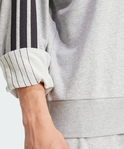 セール】エッセンシャルズ スリーストライプス フレンチテリー