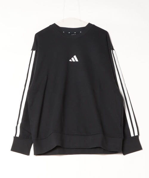 adidas(アディダス)の「エッセンシャルズ スリーストライプス フレンチテリースウェット / トレーナー / アディダス adidas(スウェット・メンズ・ブラック×ホワイト/レッド/グレー系その他/グレー・SMALL/MEDIUM/LARGE/3XL/XX-LARGE/X-SMALL/X-LARGE)」の22枚目の写真