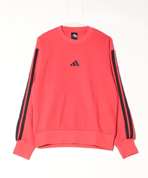 △adidas△アディダス トレーナー スウェット オレンジ ピンク L