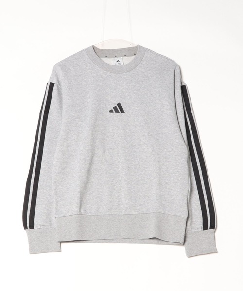 adidas(アディダス)の「エッセンシャルズ スリーストライプス フレンチテリースウェット / トレーナー / アディダス adidas(スウェット・メンズ・ブラック×ホワイト/レッド/グレー系その他/グレー・SMALL/MEDIUM/LARGE/3XL/XX-LARGE/X-SMALL/X-LARGE)」の16枚目の写真