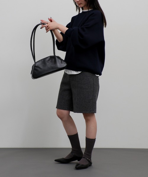 select MOCA（セレクトモカ）の「ロングハンドルボストンバッグ（ボストンバッグ・レディース・ブルー/ブラック・FREE）」の4枚目の写真