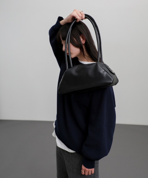 select MOCA（セレクトモカ）の「ロングハンドルボストンバッグ（ボストンバッグ・レディース・ブルー/ブラック・FREE）」の17枚目の写真